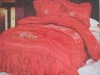 Red 100% Satin bedding sets