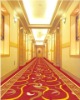 Red Color,High grade Wilton Carpet For 5-star hotel