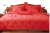 Red Color Hotel Bedding Set