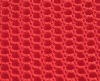 Red Color Sandwich Mesh Fabric