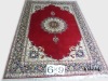 Red Color Silk Carpets