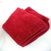 Red Colour Comfortable Polar Fleece Bed Sheet