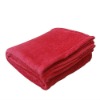 Red Colour Double-Side Brush Coral Fleece Velevt Fabric Quilts