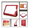 Red Leather Case Cover Slim For Apple iPad 2