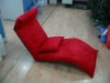 Red Lounge Chair With Cushion 13806