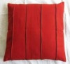 Red cushion cover