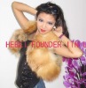 Red fox  fur vest