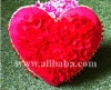 Red heart handmade pillow