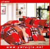 Red plaid print bedding set/ 2012 new arrival design bed set