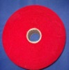 Red recycled cotton yarn Ne 8s