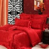 Red rose bedding set/bed sheet