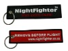 Remove before flight embroidery key chain