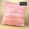 Ribbed Faux Fur Cushions