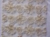 Ribbon Flower Fabric/mesh ribbon with metallic