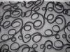 Ribbon Work Embroidery Design Fabric