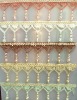 Ribbon acrylic beaded curtain trimming, tassel trimming