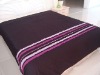 Ribbon embroidery bed cover