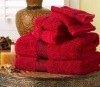 Ringspun terry cotton towels
