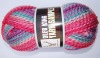 Ripple yarn for hand-knitting, 100%polyester yarn