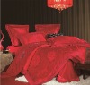 Romantic Wedding Jacquard Bedding set