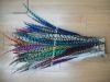 Rooster feather hairs extensions