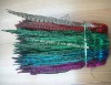 Rooster feather hairs extensions