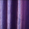 Rose Embossed Fire Retardant Blackout Curtain Fabric