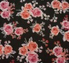 Rose Printed Mesh Nylon Fabric