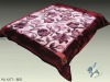 Rose-pattern Mink Soft Blanket (A377)