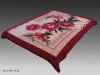 Rose-pattern Mink Soft Blanket (A377)