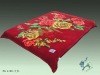 Rose-pattern Mink Soft Blanket (A408)