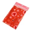 Rose red heart printed valentines day PVC Table cloth/Sheet/cover