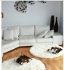 Round Decorative Carpets 100% sheepy fur