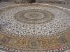 Round Silk&wool handmade carpet 200L