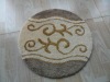Round acrylic floor mat