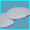 Round cosmetic nonwoven cotton pads