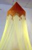 Round mosquito net with tassels