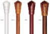 Round wood grain aluminium curtain pole