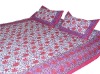 Royal Look Antique Flower Print Bedspread Set