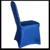 Royal blue Lycra Chair Cover in Flat Style for weddings