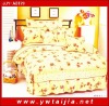 Royalyellow background-printing bedding sets/ 100% cotton bedding sets