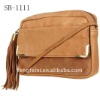 (SB-1111) leather shoulder bag with soft feeling
