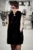 SLEEVELESS LONG MINK COAT