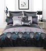 SS12 Feather Emb 3pc Duvet cover set with sequins pass Oeko-tex