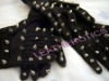 STEEL SPIKE SCISSOR HAND GLOVES BONDAGE BDSM LEATHER GEAR