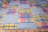 STRIPE AND CHECK PATCH WORK FABRIC