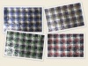 (SZ-X08497)3mm check pattern  sequin embroidery fabric