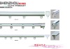 SZZ1717 Shower curtain tracks