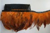 Saddle Hackle Feather Fringe, feather dress,