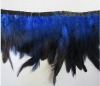 Saddle Hackle Feather Fringe, feather dress, rooster feather dress, feather trimming, pheasant feather